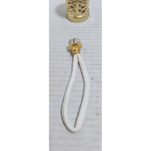 VTG LAMPE BERGER PINK SWIRL GLASS FRAGRANCE LAMP W GOLD TONED CATALYTIC BURNER - Picture 9 of 9